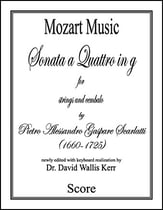 Sonata a Quattro in g Orchestra sheet music cover